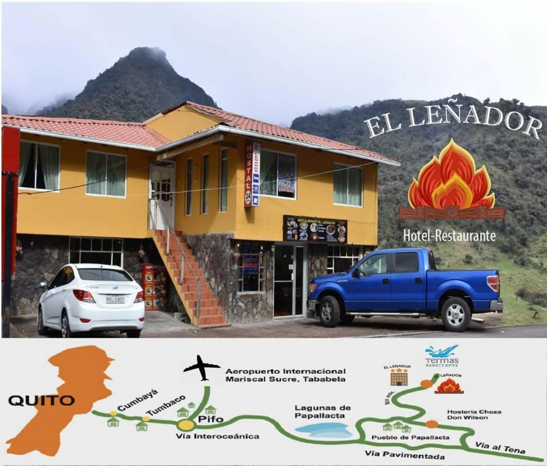 El Lenador Hotel Y Restaurante Papallacta Kültér fotó